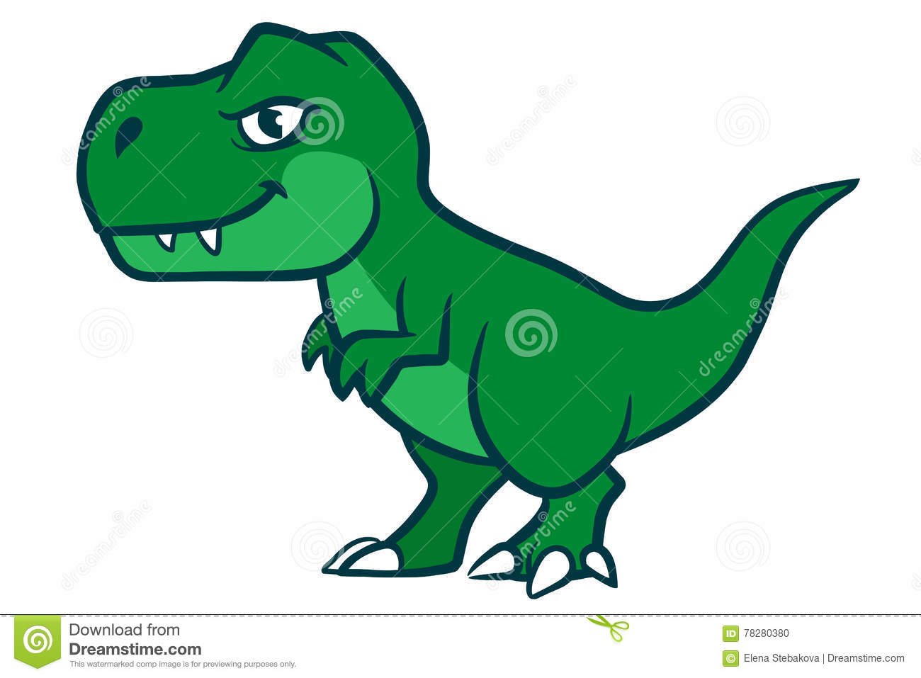 T Rex Cartoon Drawing Free download on ClipArtMag