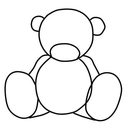 Teddy Bear Drawing Easy | Free download on ClipArtMag