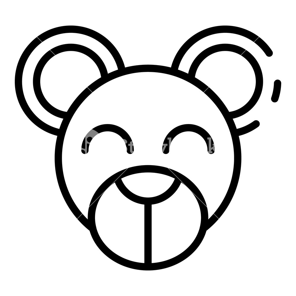 Teddy Bear Face Drawing Free download on ClipArtMag