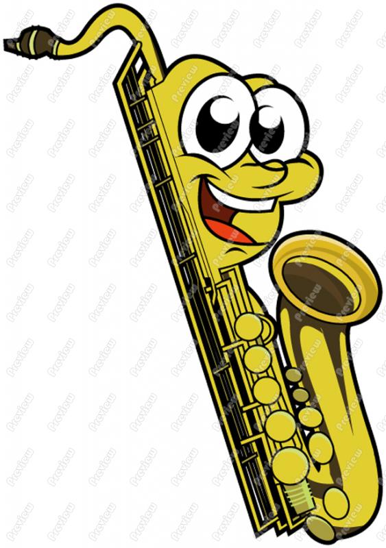 Tenor Saxophone Drawing Free download on ClipArtMag