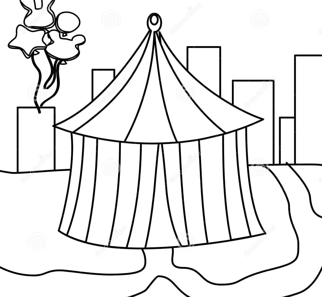20+ Latest Easy Circus Tent Drawing | Barnes Family