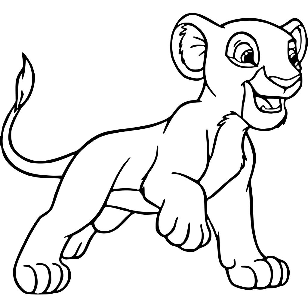 The Lion King Simba Drawing Free download on ClipArtMag