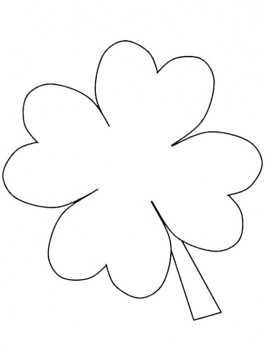 Three Leaf Clover Drawing 