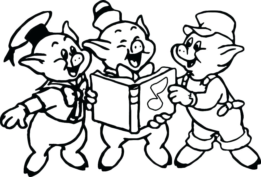 Three Little Pigs Drawing Free Download On ClipArtMag