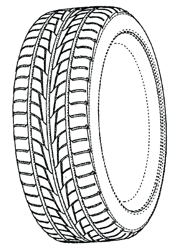 Tire Drawing | Free download on ClipArtMag