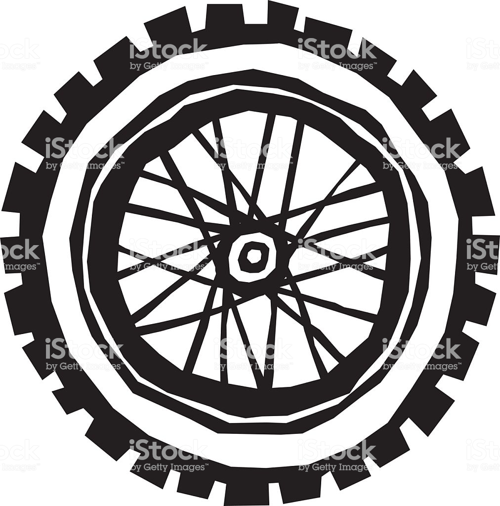 Dirt Bike Tire Drawing