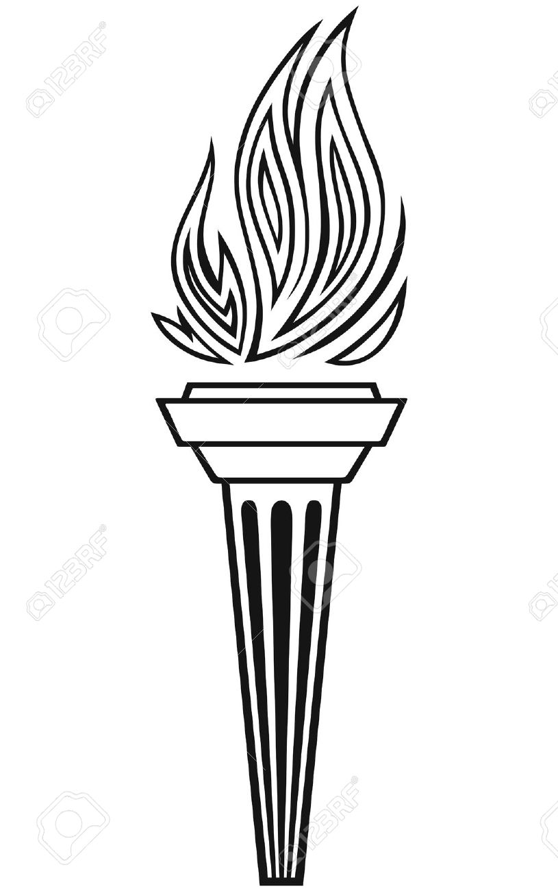 Torch Drawing | Free download on ClipArtMag