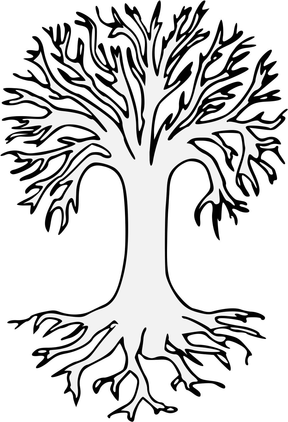 Tree And Roots Drawing | Free download on ClipArtMag