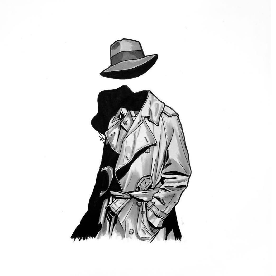 Trench Coat Drawing | Free download on ClipArtMag