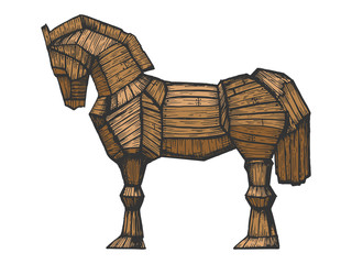 Trojan Horse Drawing | Free download on ClipArtMag