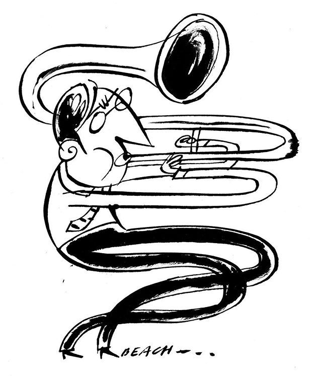 Trombone Drawing | Free download on ClipArtMag