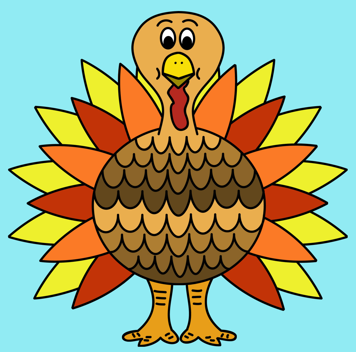 Turkey Drawing Pictures Kids Free Download On Clipartmag