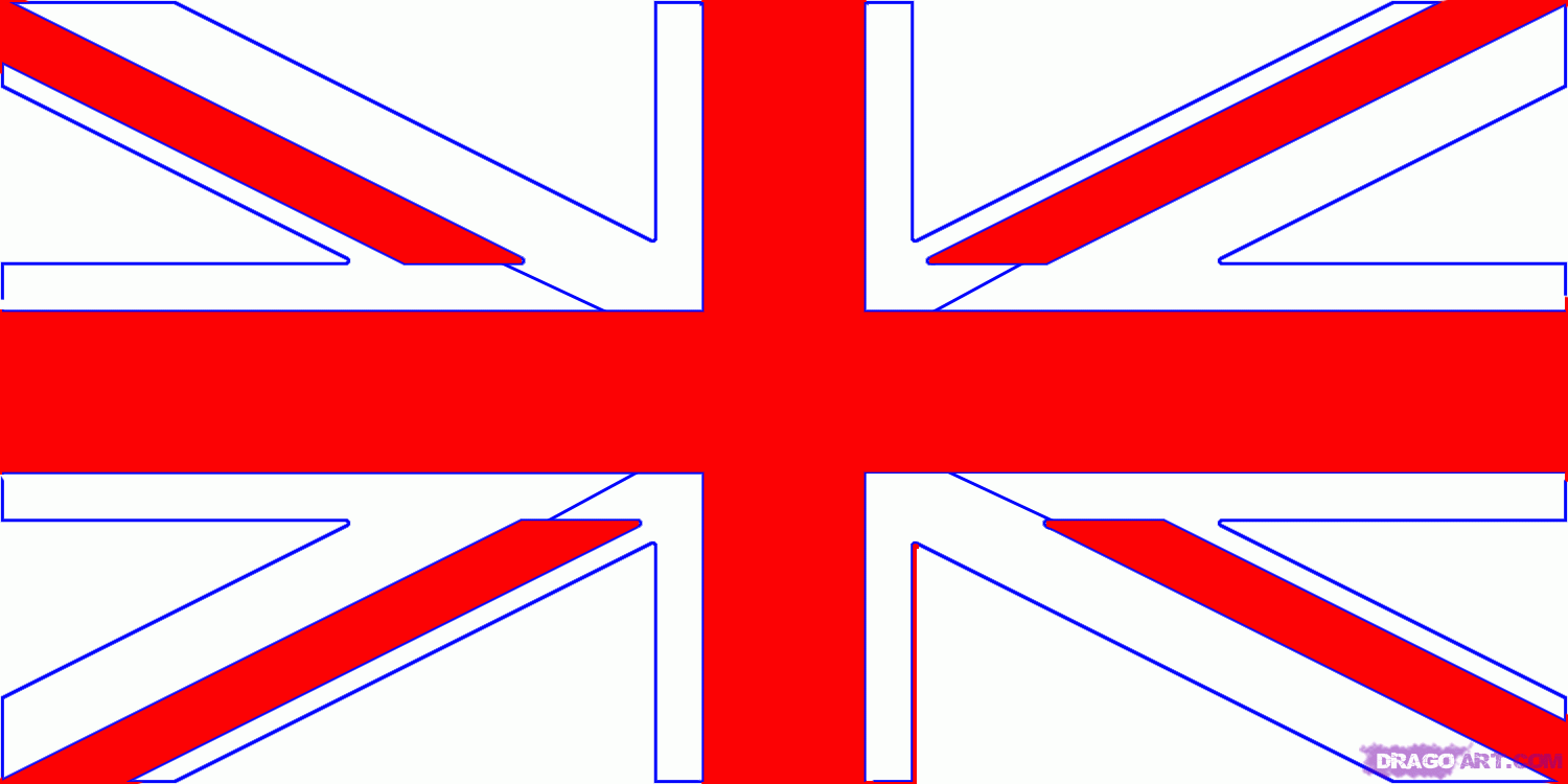 Uk Flag Drawing Free download on ClipArtMag