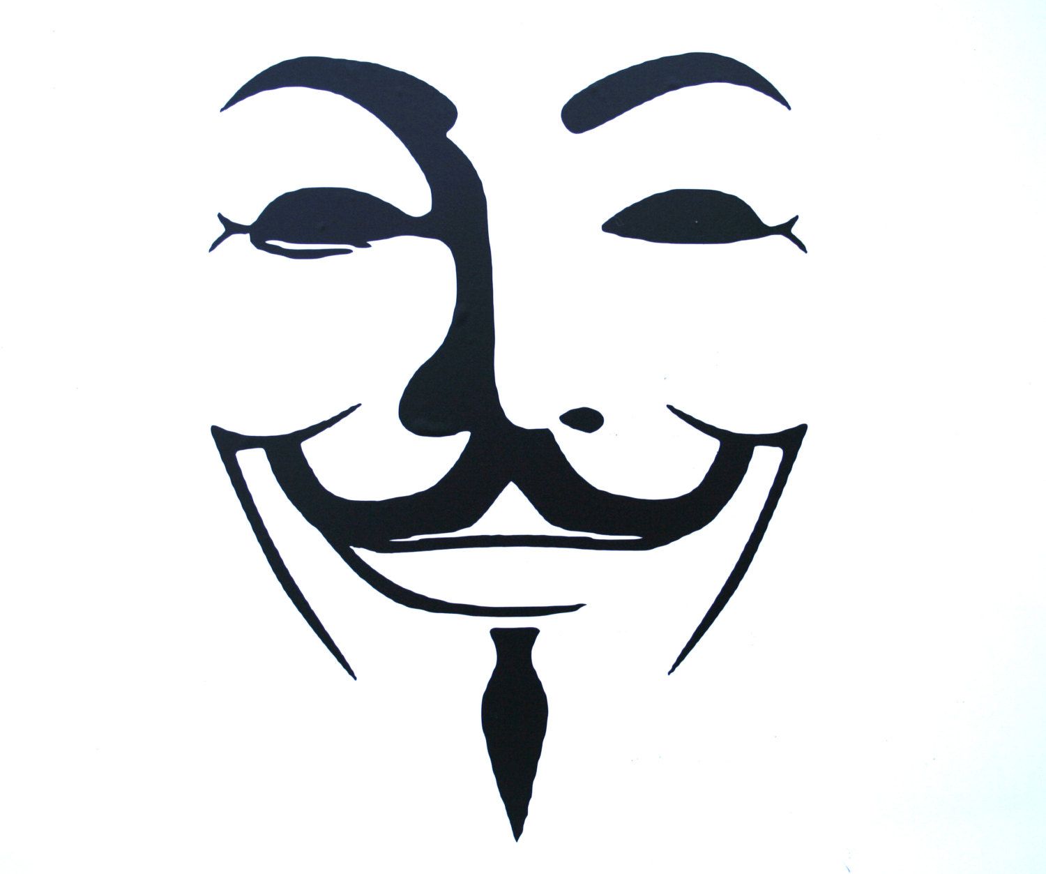 V For Vendetta Mask Drawing Free download on ClipArtMag