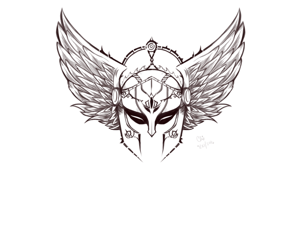 Valkyrie Drawing | Free download on ClipArtMag