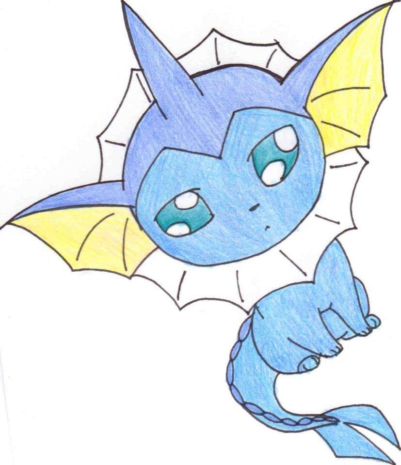 Vaporeon Drawing | Free download on ClipArtMag