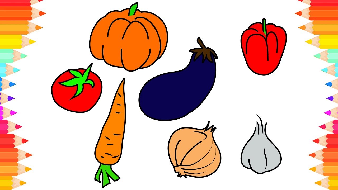 Vegetables Drawing | Free download on ClipArtMag