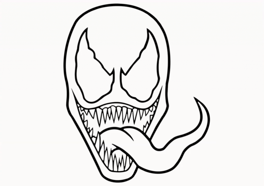 Venom Drawing | Free download on ClipArtMag