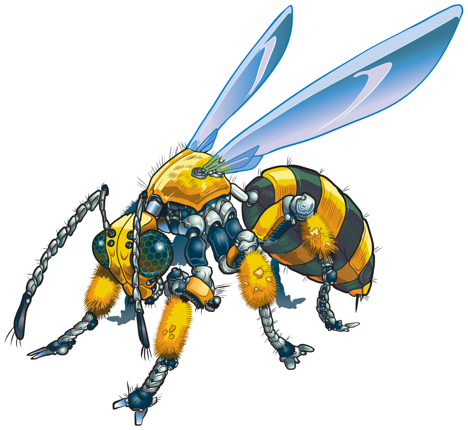 Wasp Drawing | Free download on ClipArtMag