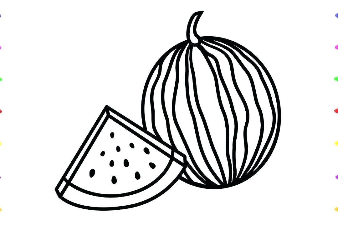 Watermelon Slice Drawing | Free download on ClipArtMag