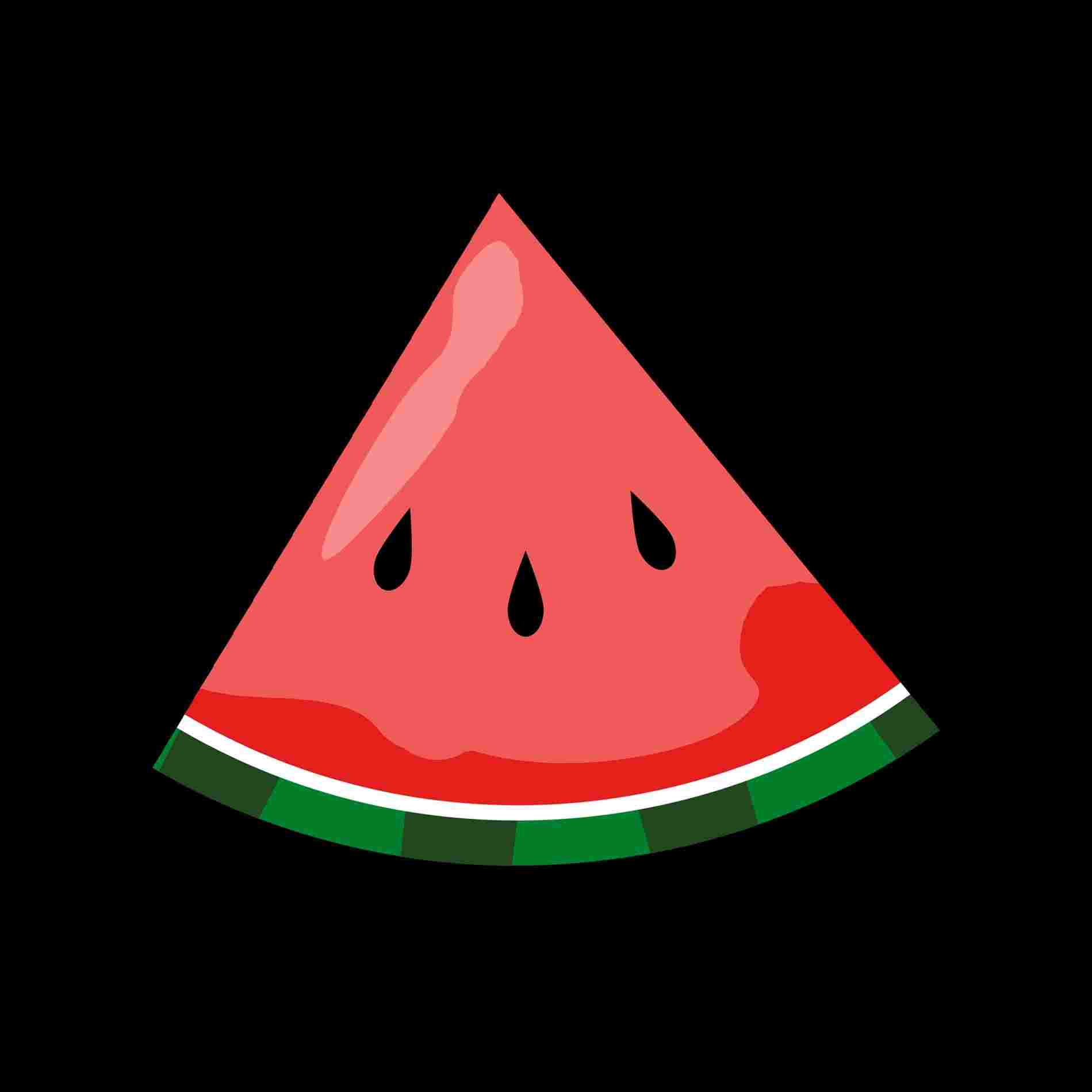 How To Draw A Slice Of Watermelon ~ How To Cut, De-seed And Serve