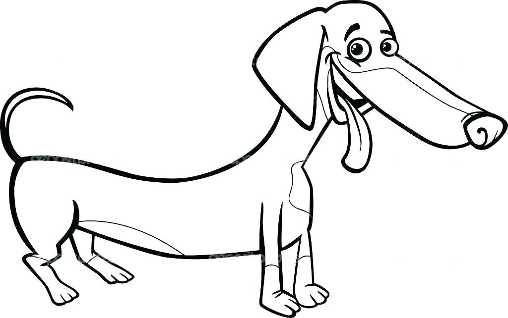 Weenie Dog Drawing | Free download on ClipArtMag