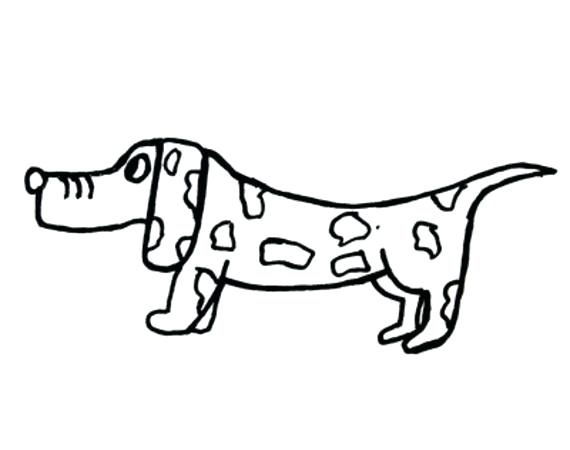 Weiner Dog Drawing | Free download on ClipArtMag