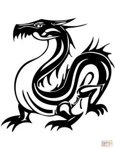 Welsh Dragon Drawing | Free download on ClipArtMag