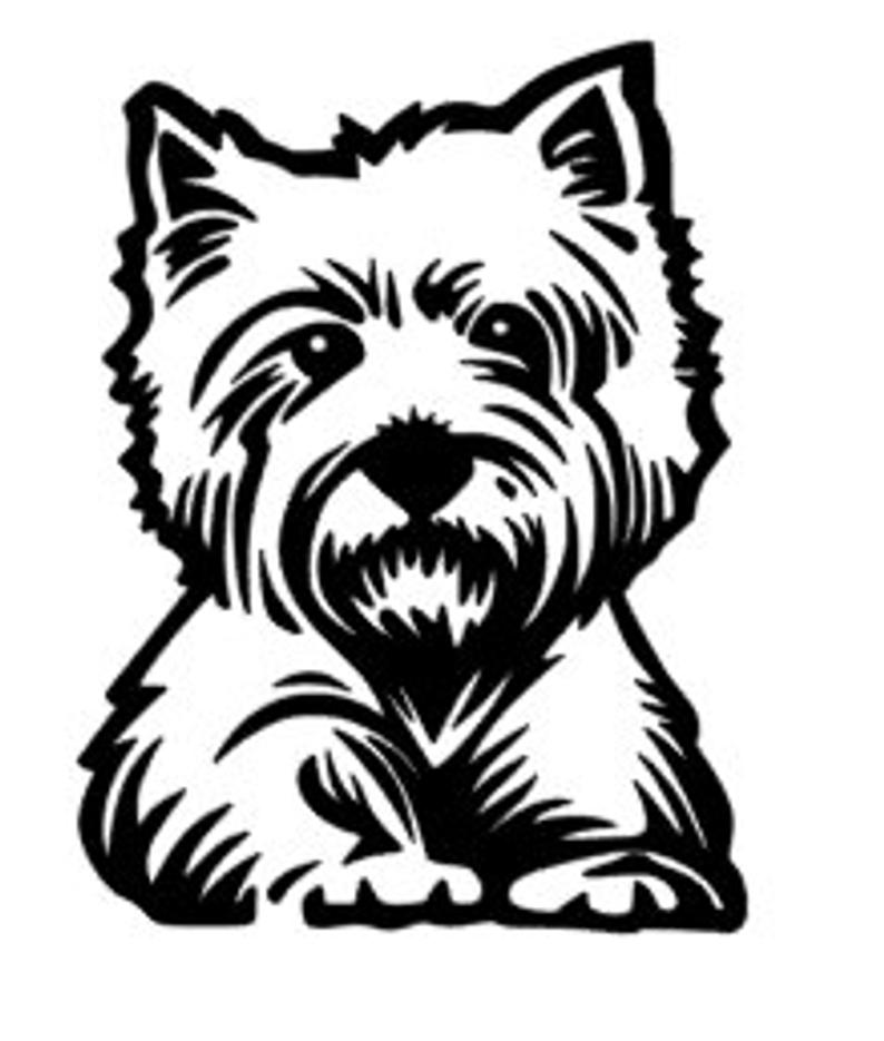 Westie Drawing | Free download on ClipArtMag