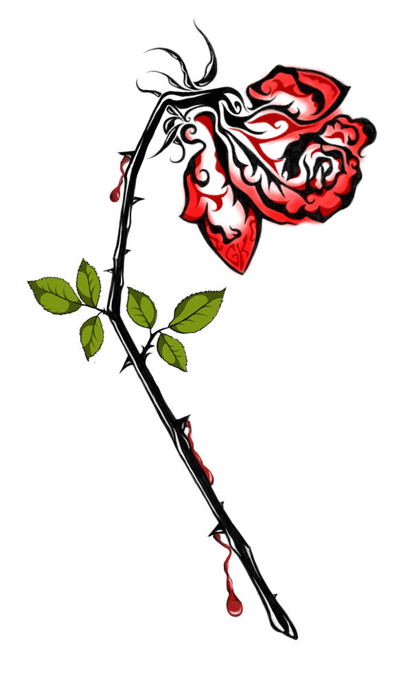 Wilted Rose Drawing Free download on ClipArtMag