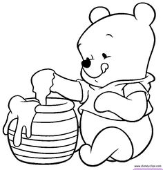 Winnie The Pooh Line Drawing Free Download On Clipartmag