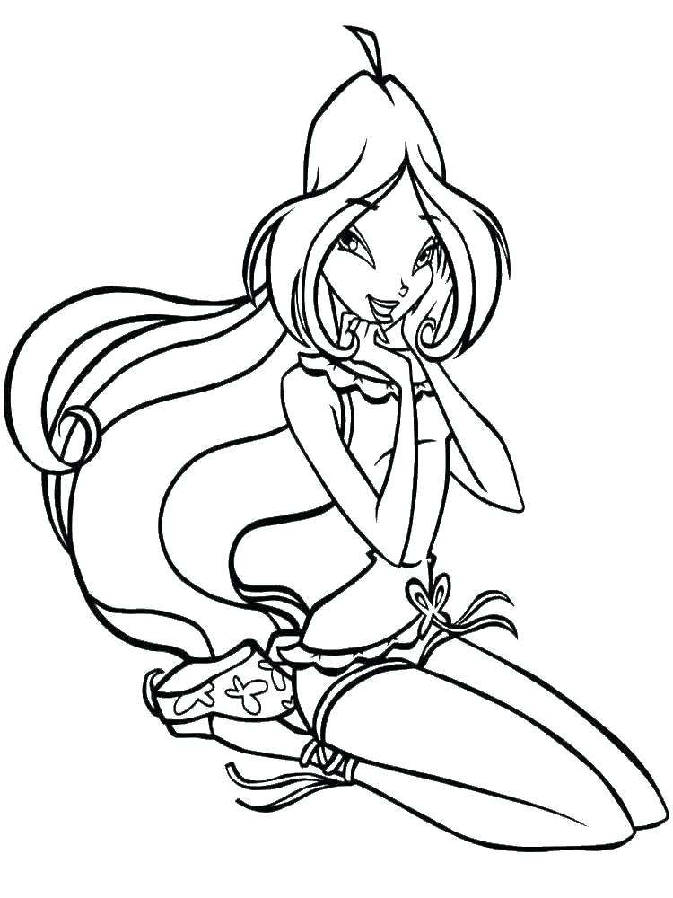 Winx Club Flora Drawing | Free download on ClipArtMag