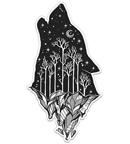 Wolf Howling Moon Drawing | Free download on ClipArtMag
