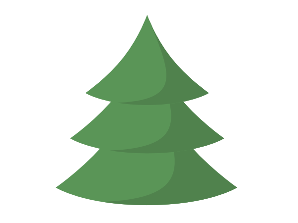 Xmas Tree Drawing | Free download on ClipArtMag