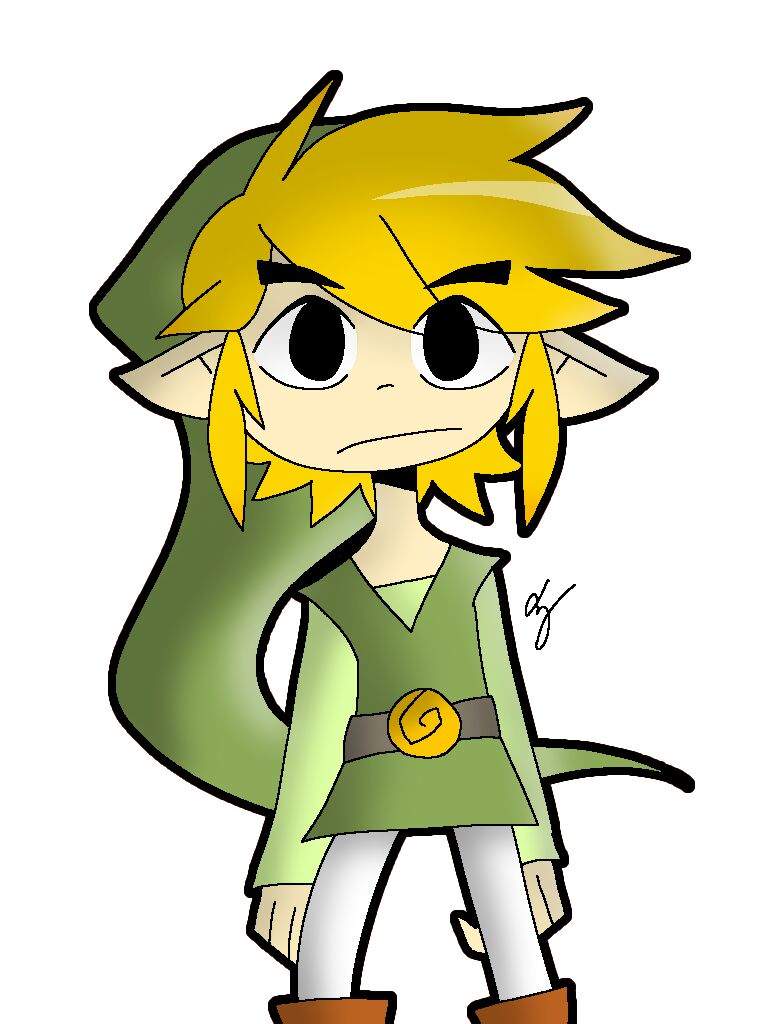 Link Anime Drawing / Link The Legend of Zelda by Guillespinosa7 on