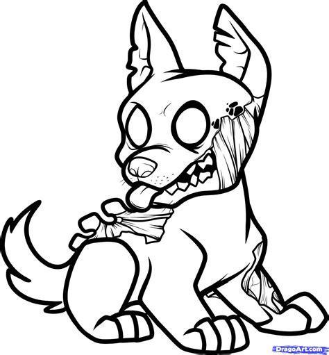 Zombie Dog Drawing | Free download on ClipArtMag