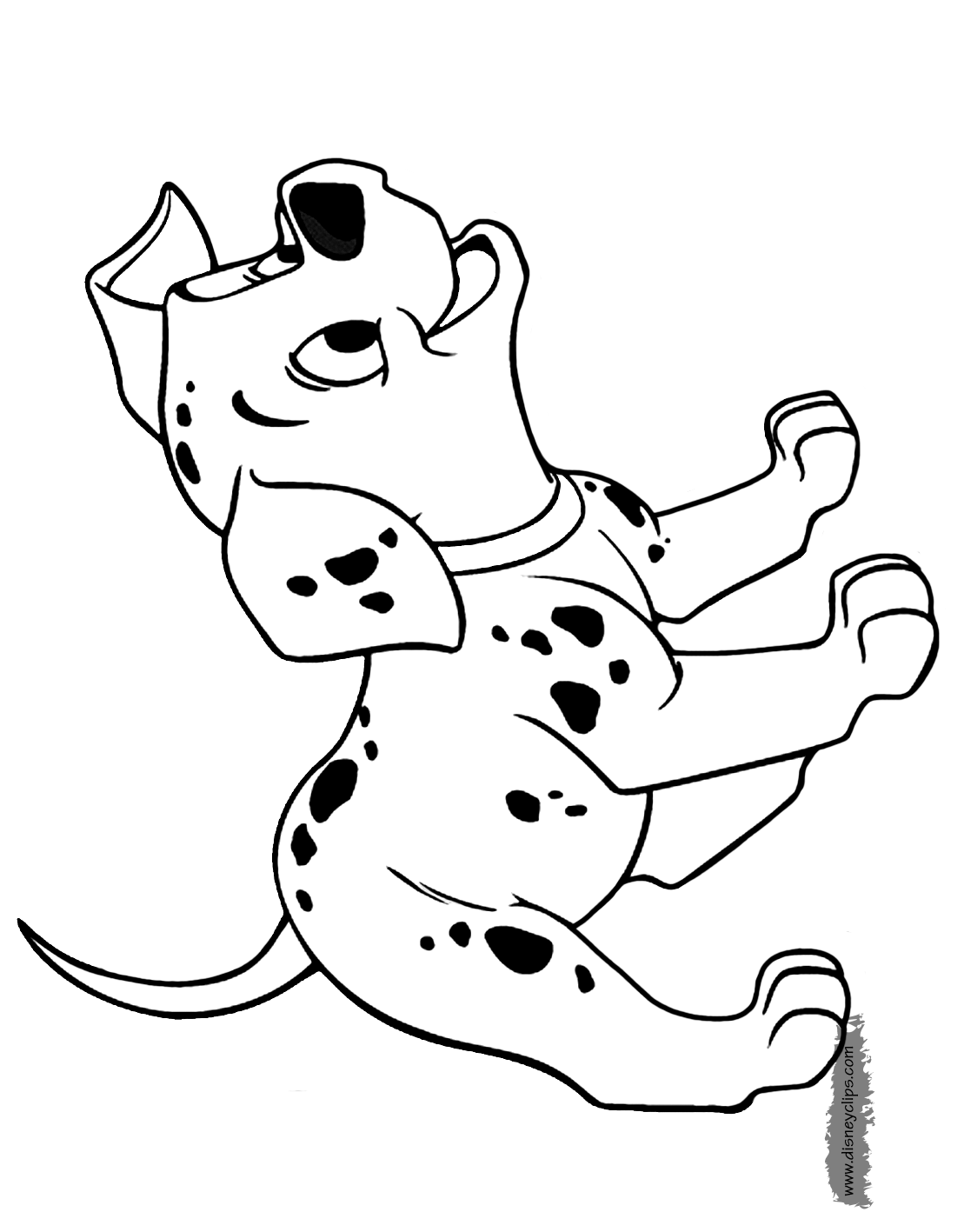 101 Dalmatians Coloring Pages Free download on ClipArtMag