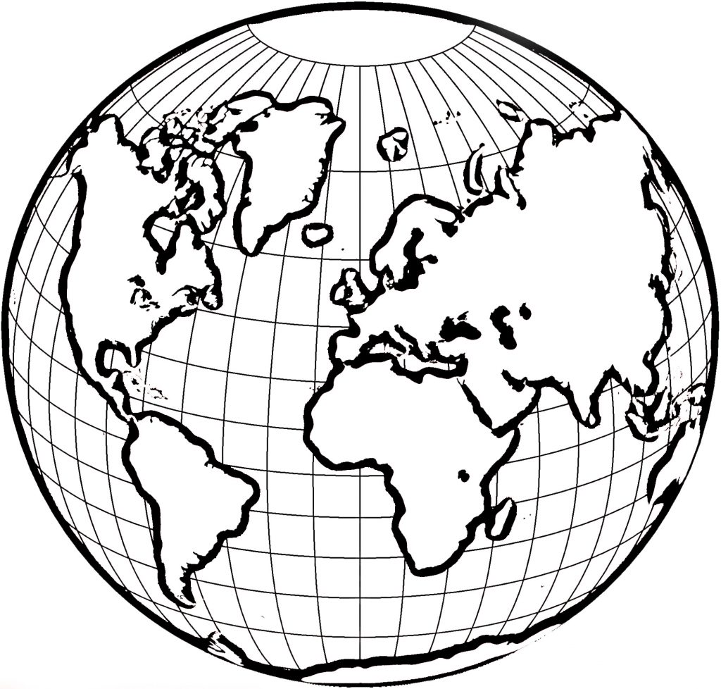 7 Continents Coloring Page | Free download on ClipArtMag
