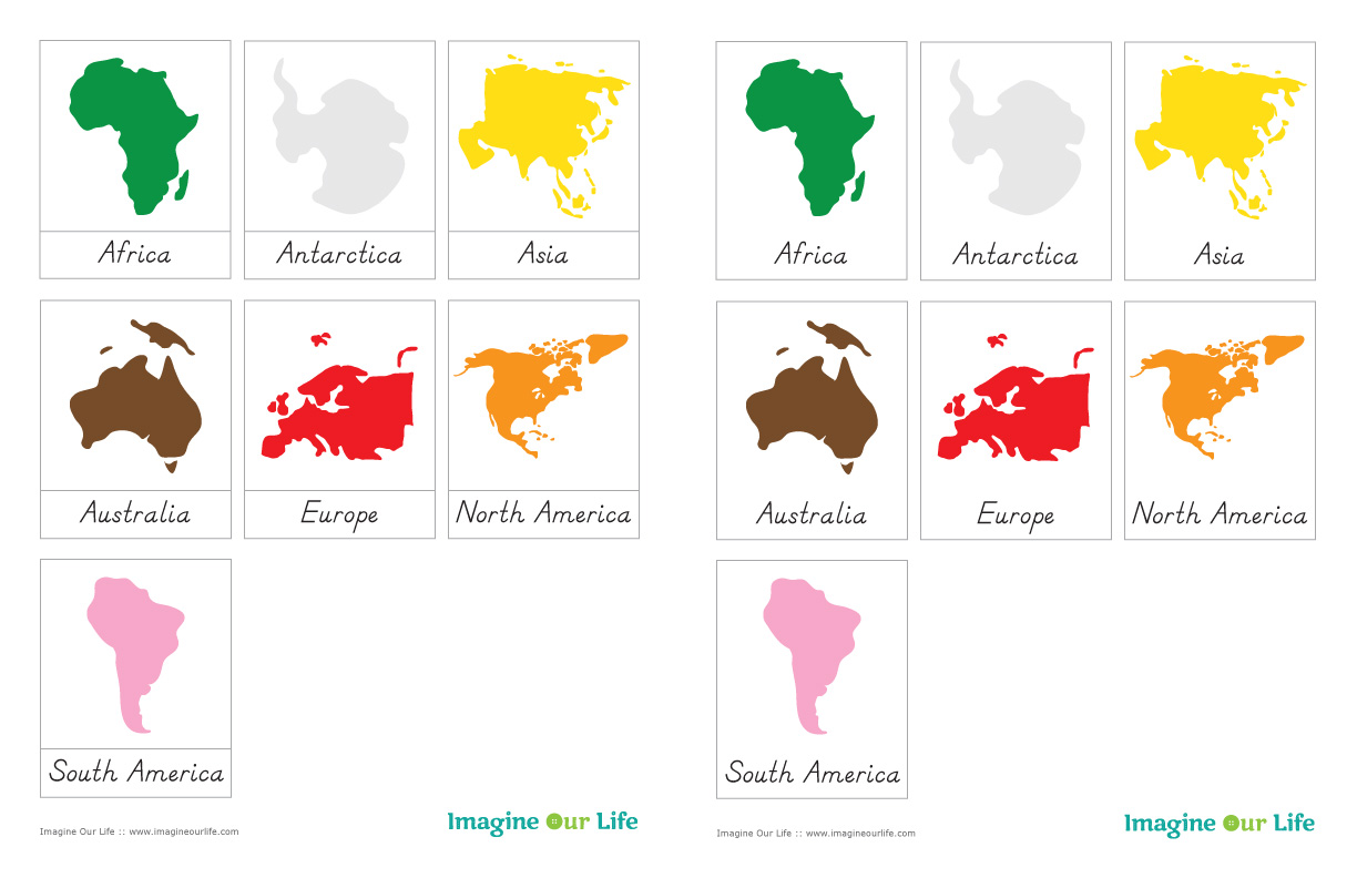 7 Continents Coloring Page Free Download On ClipArtMag