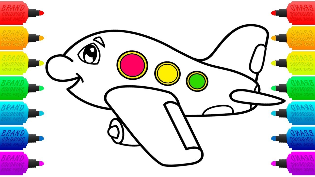 Aeroplane Drawing For Kids | Free download on ClipArtMag