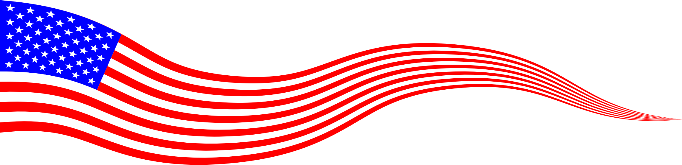 American Flag Banner Clipart | Free download on ClipArtMag