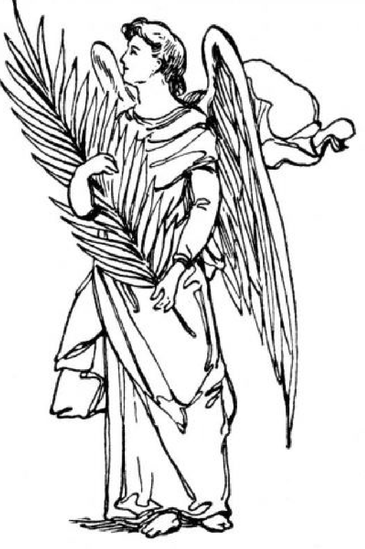 Angel Outline Drawing | Free download on ClipArtMag