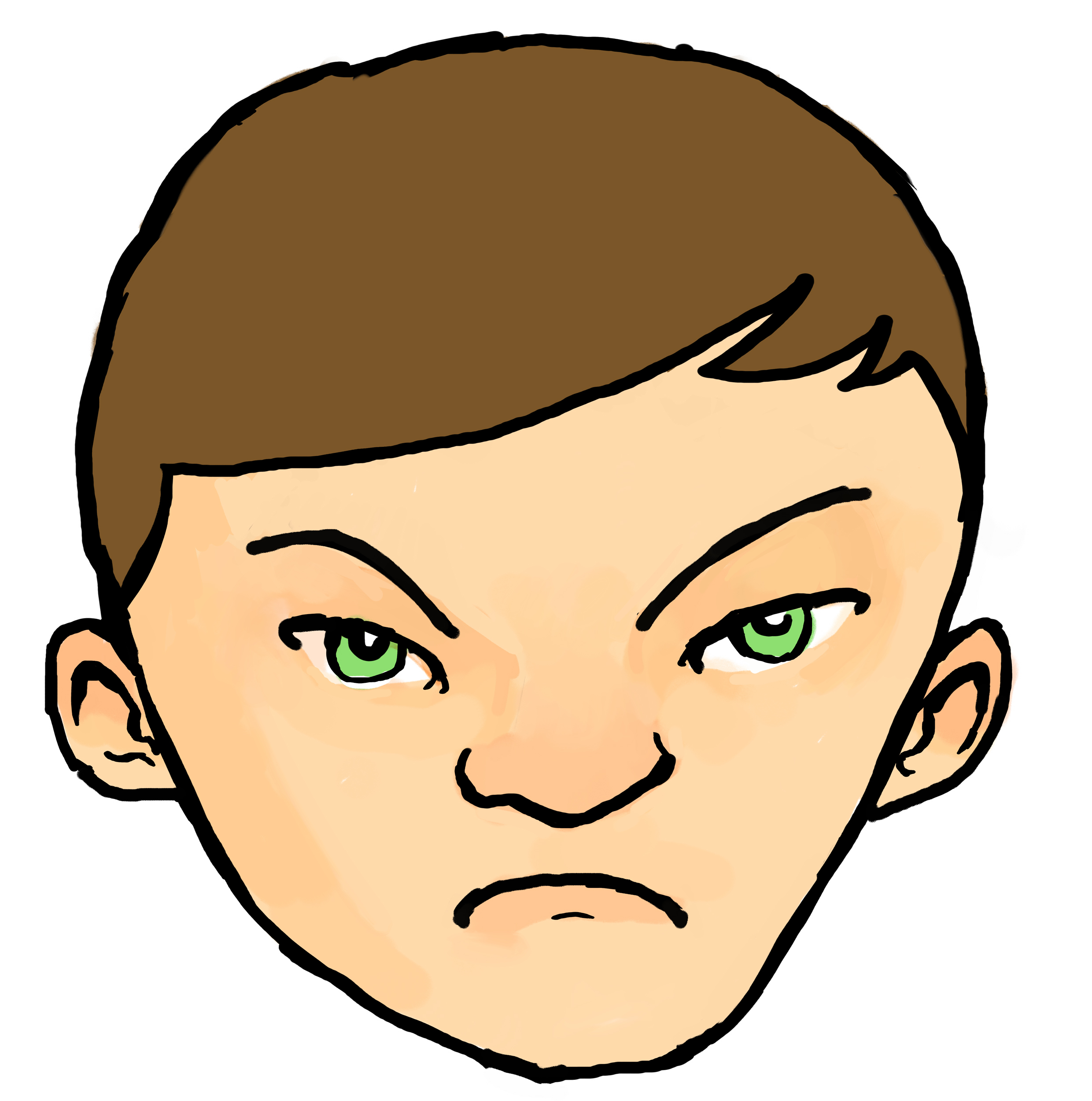 Angry Face Cartoon Clipart | Free download on ClipArtMag