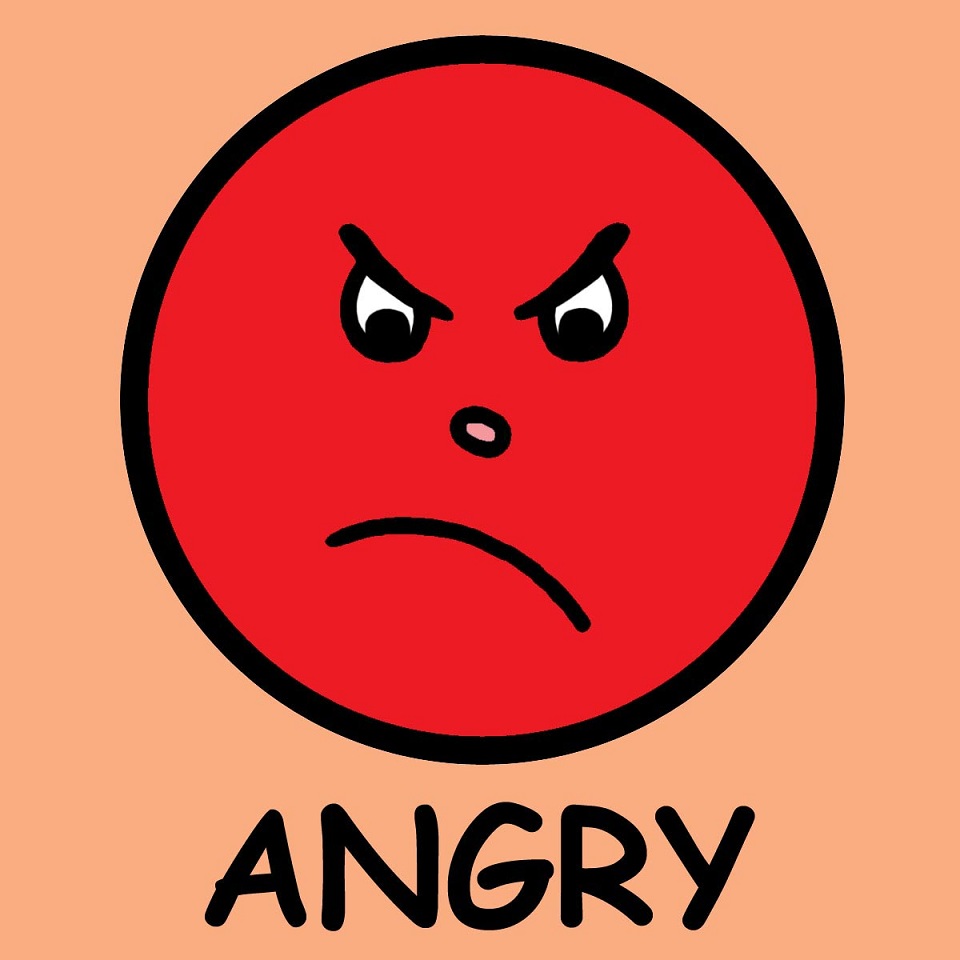 angry faces clipart
