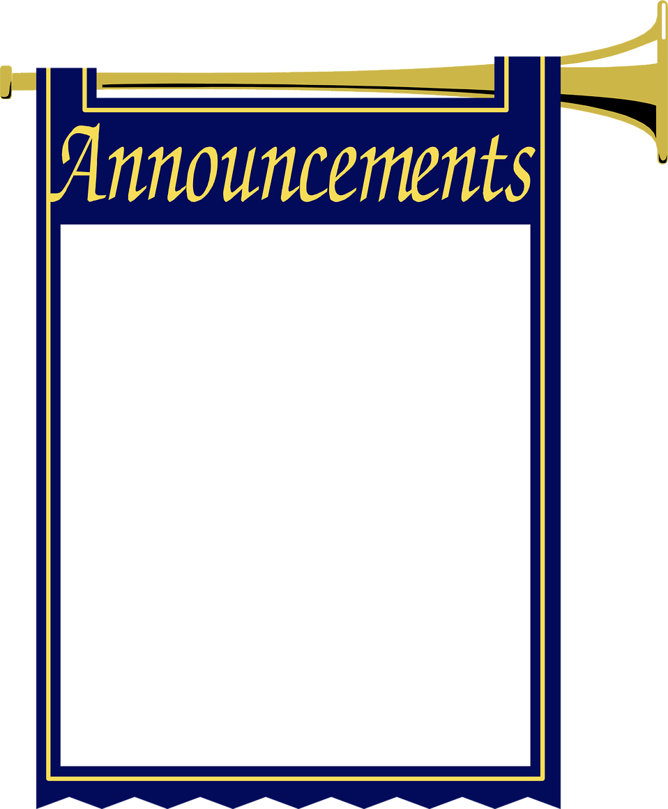 Announcement Picture Free download on ClipArtMag