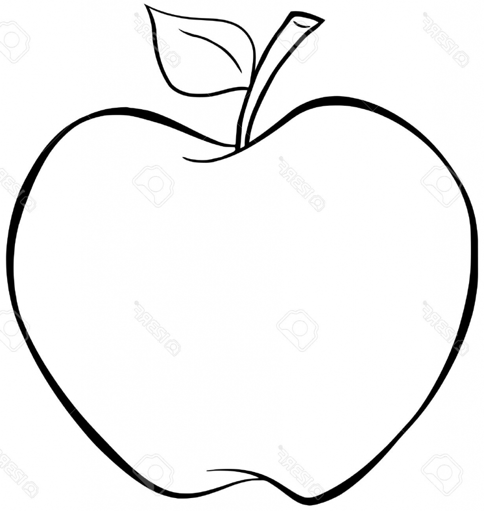 Apple Outline Free download on ClipArtMag