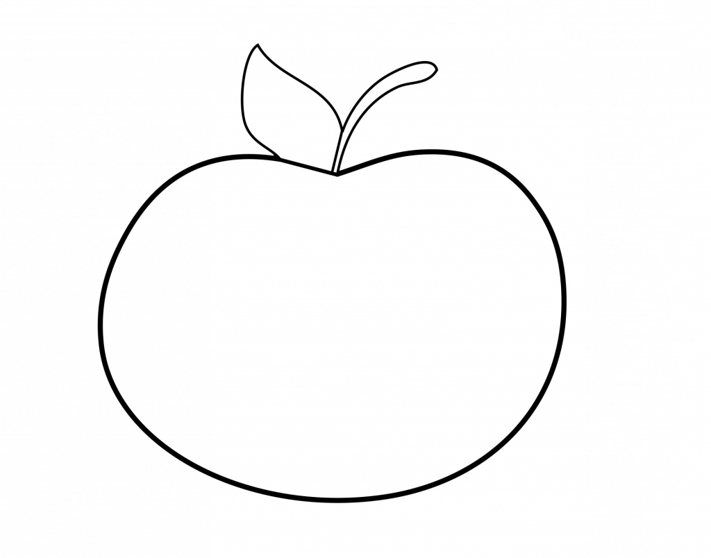 Apple Outline | Free download on ClipArtMag
