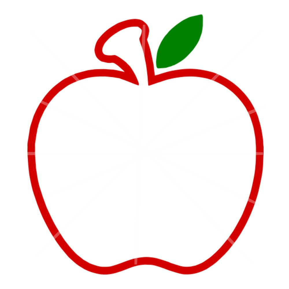 Apple Outline | Free download on ClipArtMag