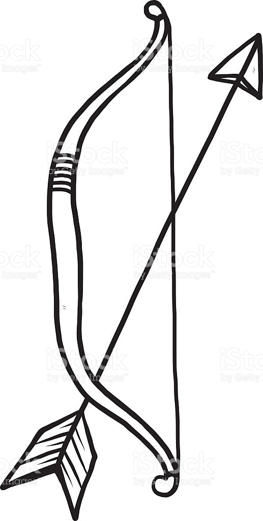 Indian Bow And Arrow Coloring Pages Sketch Coloring Page