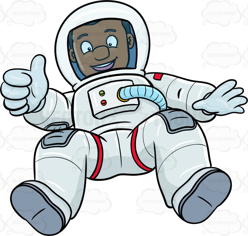 Astronaut Clipart Black And White | Free download on ClipArtMag